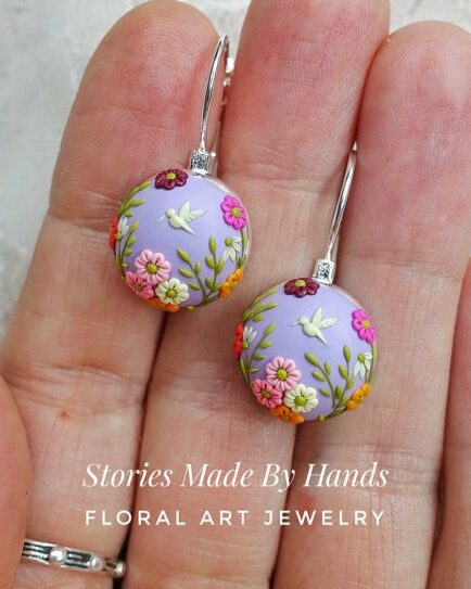 MADE TO ORDER Spring that never goes away Polymer Clay Earrings