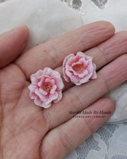 Soft Flower earrings 4