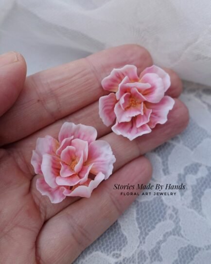 Soft Flower earrings 2